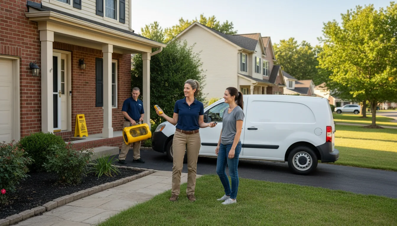 Water restoration image for Dehumidification And Cleanup Services in Wilmington, MA